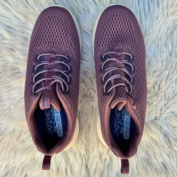 NWOT✨ Skechers Ultraflex Bungee Mauve Memory Foam Slip On Sneakers Womens Sz 6.5 - Picture 4 of 12
